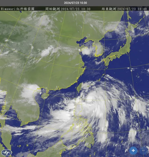 凱米颱風來了!氣象署11:30發陸警 完整資訊一次看