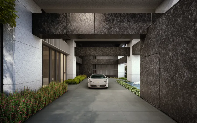 「艾美御之苑」公設有門廳、健身房、宴會廳等，另導入蔦屋書店選書合作。三地集團提供