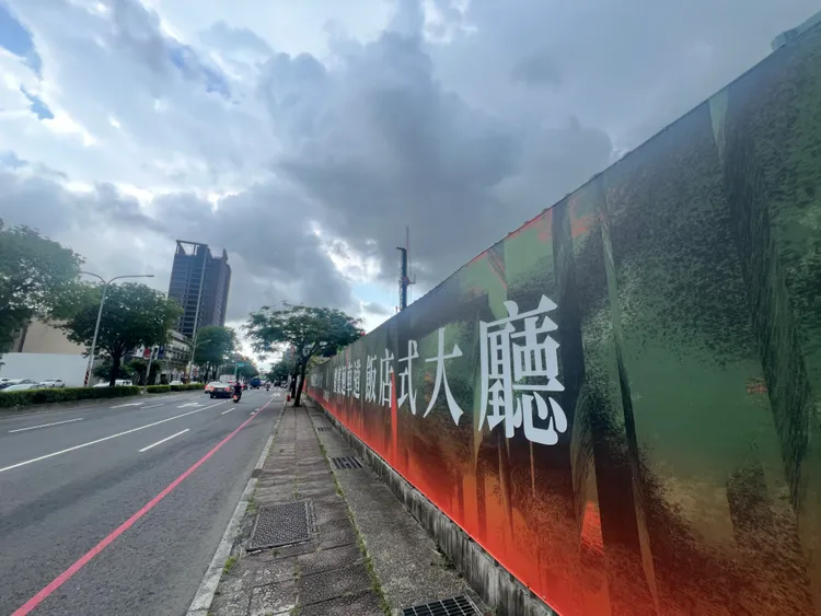 「艾美御之苑」面中華西路達83.31米，具備黃金門牌效應。葉家銘攝