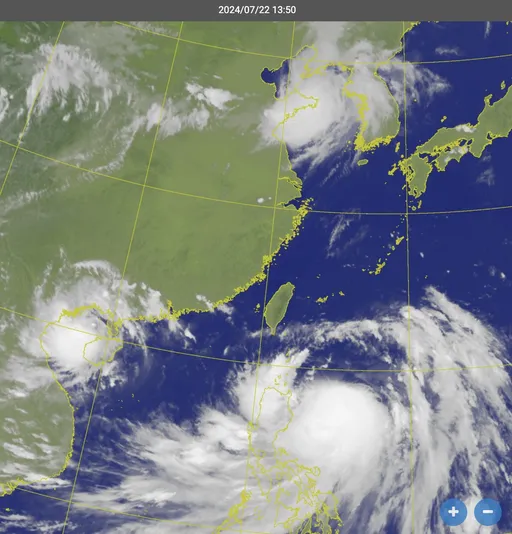 凱米挑戰強颱!「搖滾熱區」在這4區 全台都有明顯風雨