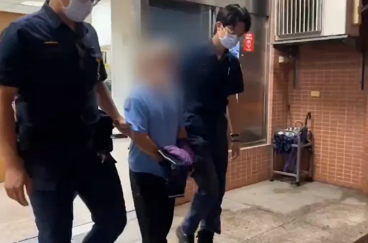 何姓嫌犯遭送辦。警方提供