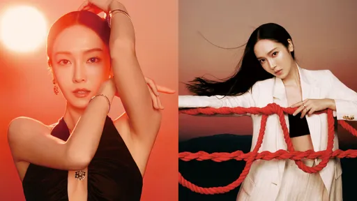 Jessica辣套「中空装」当性感运动员 长裙、西装裤都穿出酷飒感