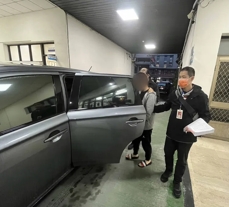 詹姓組長遭逮捕。警方提供