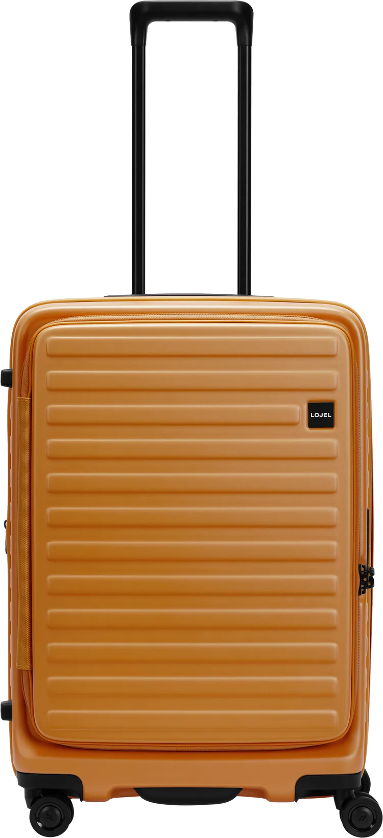 LOJEL CUBO黃金焦糖色，21吋／1萬800元、26吋／1萬2800元、30吋／1萬4800元。品牌提供