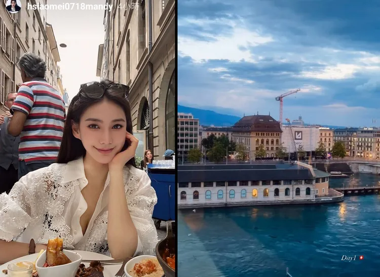 汪小菲老婆Mandy曬蜜月美照。翻攝hsiaomei0718mandy IG