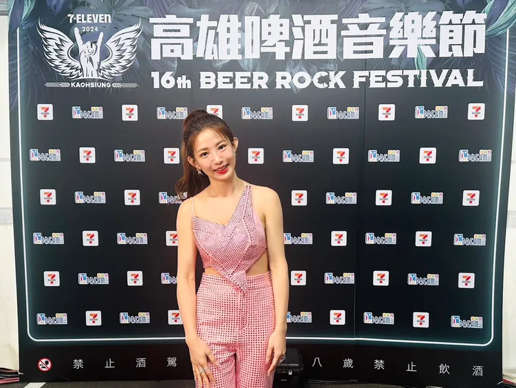 郭書瑤5度受邀到高雄啤酒節演出。林丞偉攝