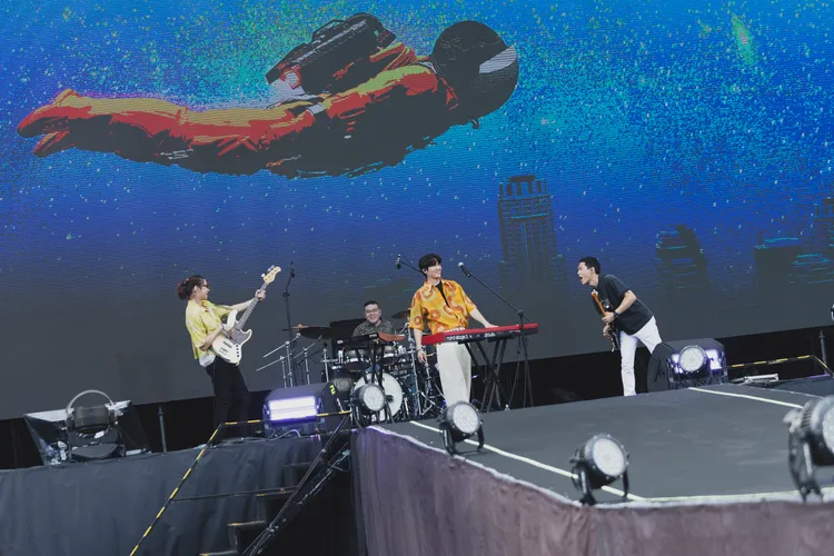 宇宙人帶來精彩演出。寬寬整合行銷提供