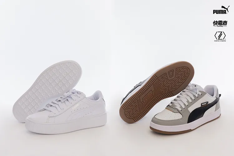 本次首發鞋款組合，女生款為 Vikky Stacked L及男女款式 Caven 2.0 VTG。業者提供