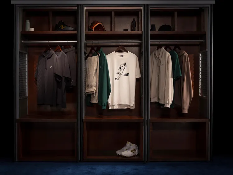 New Balance與大谷翔平的聯名設計緊扣棒球主題。品牌提供