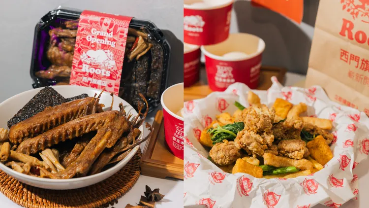 Roots聯手師園鹹酥雞、上海老天祿、雪王冰淇淋祭出限定活動。品牌提供