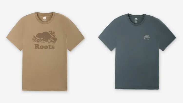 「CORE經典商品」男裝COOPER BEAVER短袖上衣（左）、COOPER L-CHEST短袖上衣，各1780元。品牌提供