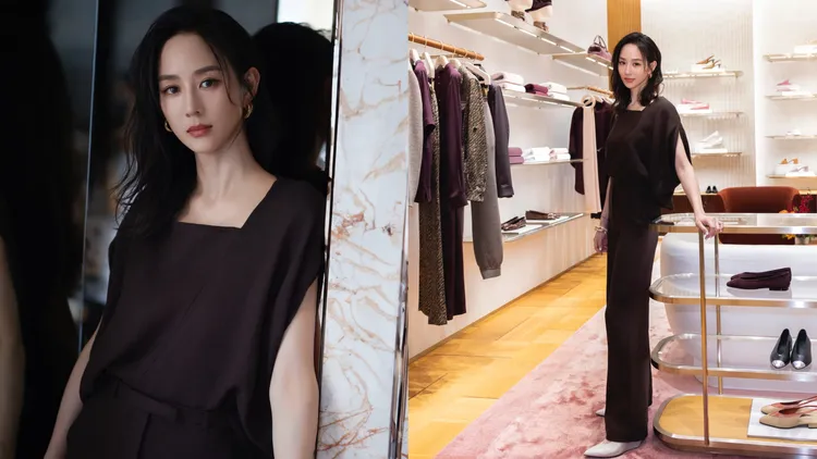 張鈞甯日前現身Loro Piana上海國金中心精品店開幕活動。品牌提供