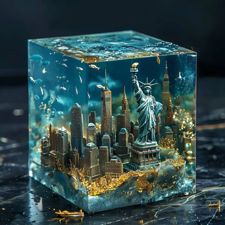 紐約自由女神。陳設計師提供