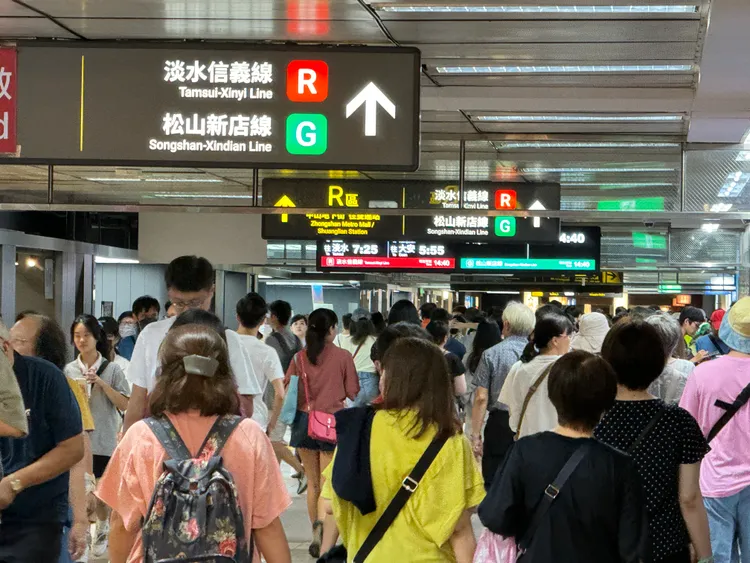 北捷今將隨著運量需求提高來調整班次。壹蘋新聞網攝 