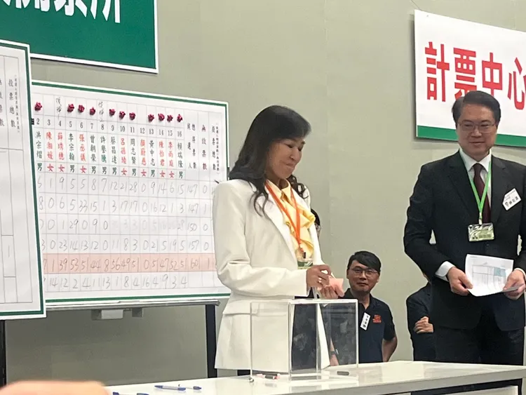 民進黨立委林宜瑾抽籤未中。記者葉家瑋攝
