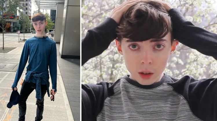 35歲中年男梅禕，看起來就像是15歲的小鮮肉。翻攝instagram/Brandon Miles May