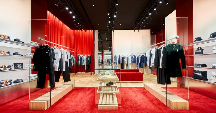 KENZO板橋大遠百形象店店裝融合東西方文化。品牌提供