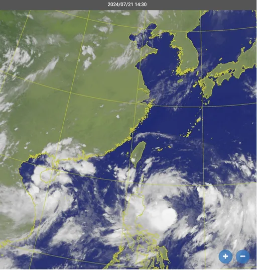 4號颱風「巴比侖」在這和「凱米」雙颱共舞 對台灣影響程度曝光