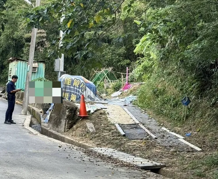 警方到場調查。民眾提供