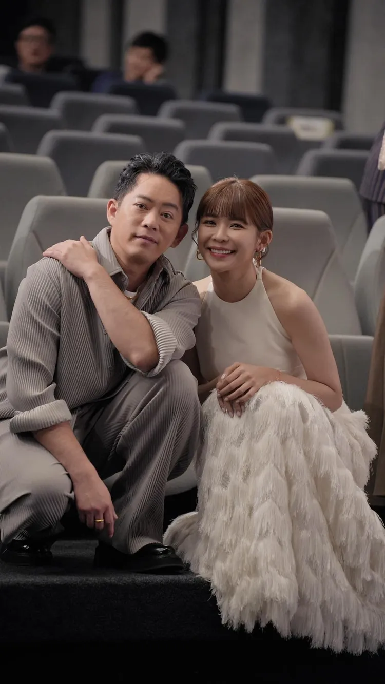 Junior（左）說自己被林萱瑜設計。翻攝林萱瑜臉書