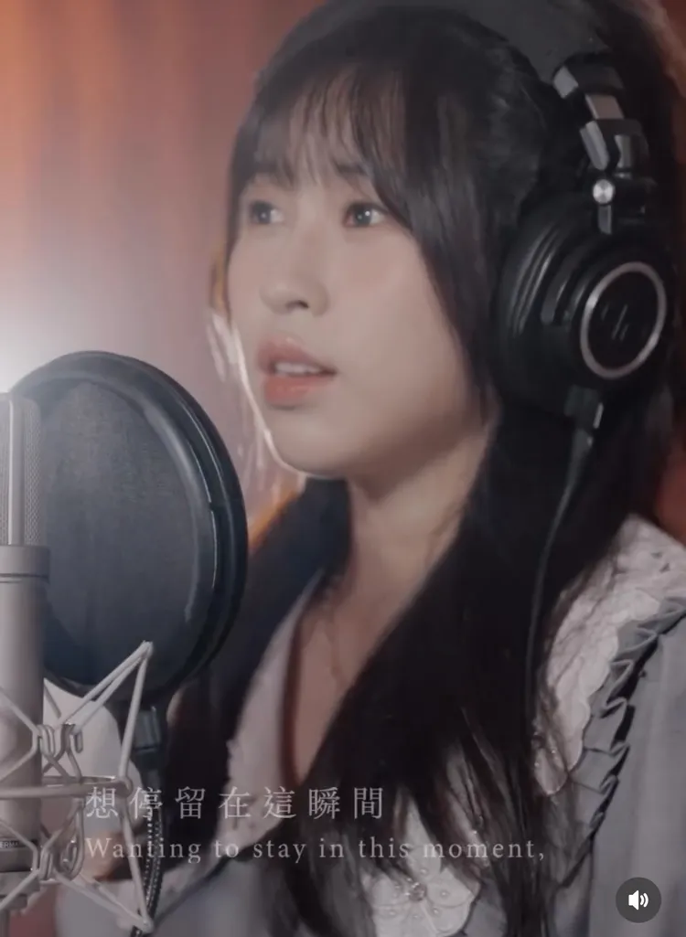 冠佑女兒劉芯妤新歌藏洋蔥。翻攝Roselyn1020的IG