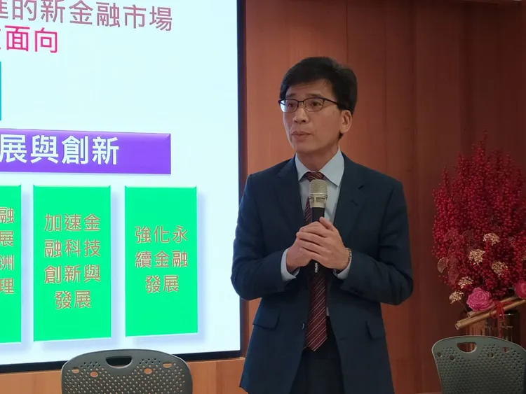 上任快滿2個月的彭金降，今親自召開記者會，向外界闡述他的「促進金融科技發展五策略」，記者會長達1小時多。資料照。許麗珍攝