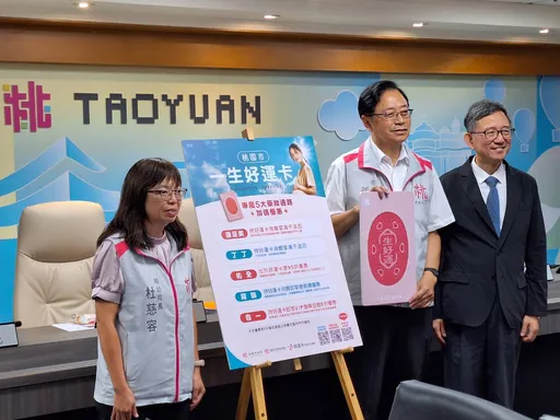 桃園市「一生好運卡」專屬五大藥妝通路優惠 月月抽50名幸運兒獲500元禮券