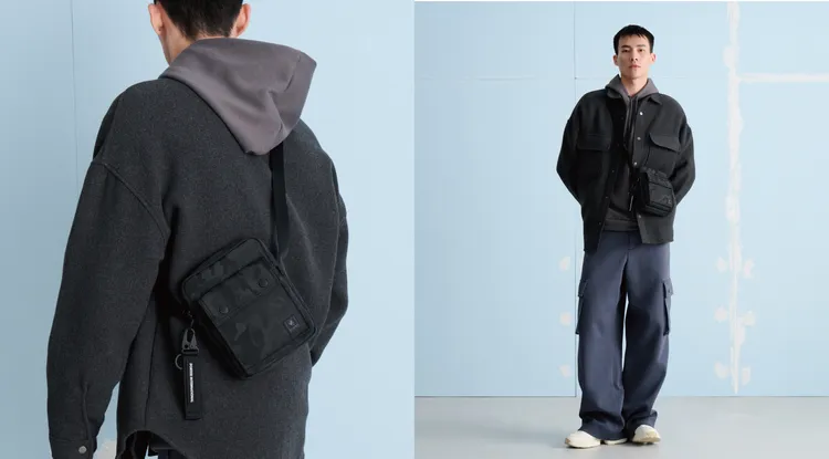 擁有低調迷彩軍裝風格的MILLER斜肩包相當適合戶外潮男。品牌提供