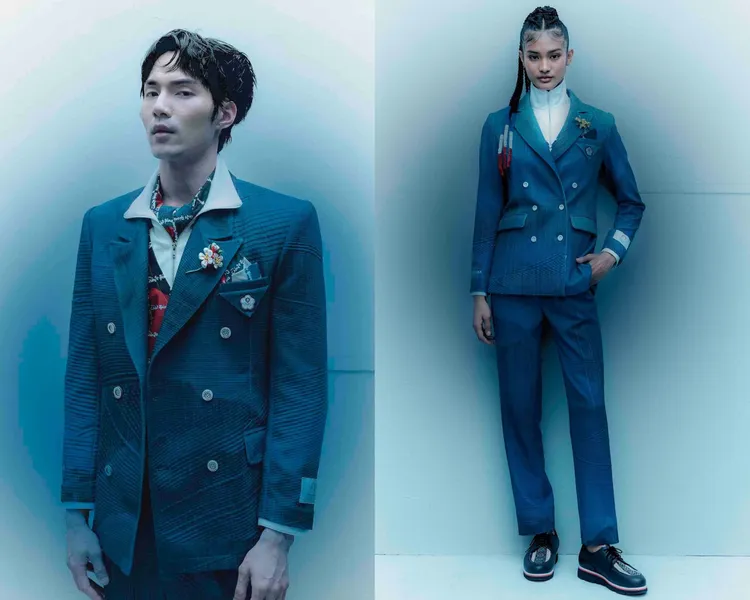 台灣設計師周裕穎為中華隊打造的本屆奧運進場服。翻攝justinxx_official IG