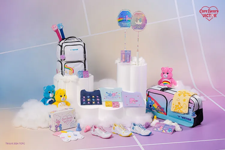 VICTOR推出一系列Care Bears聯名商品。品牌提供