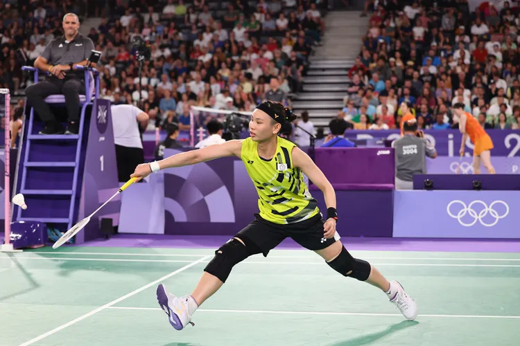 戴資穎順利拿下第1勝。  中央社