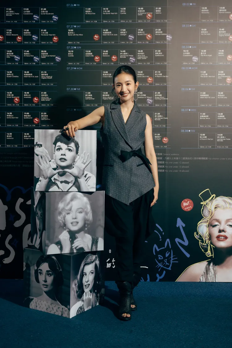 金鐘影后林依晨現身「2024金馬經典影展：巨星的誕生」 台北場。金馬執委會提供