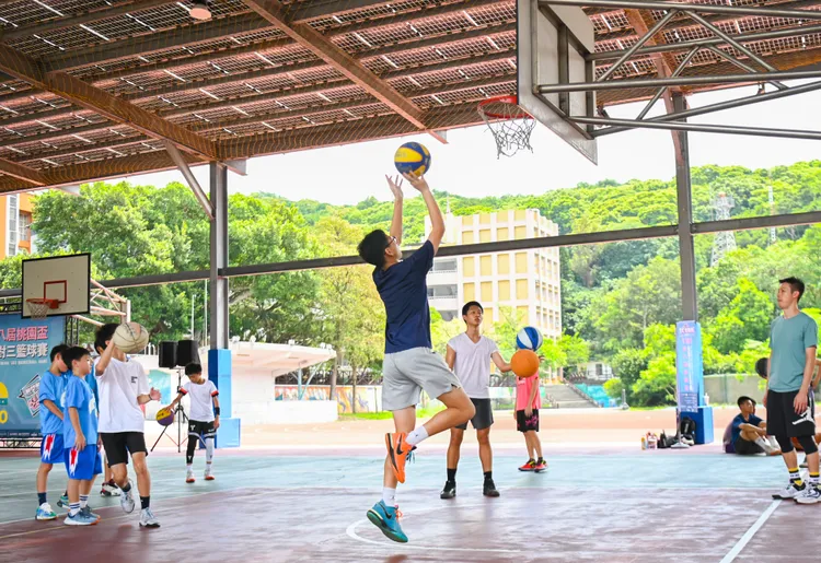 桃園盃全國三對三籃球賽登場。桃園市府提供