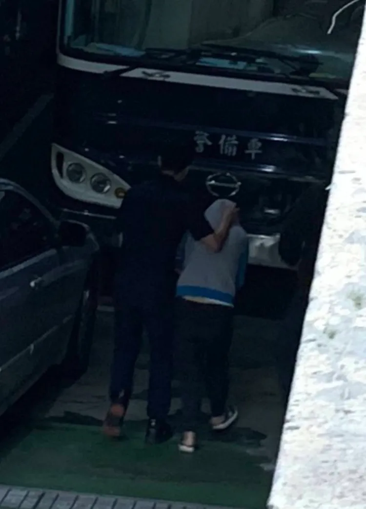 簡姓陸配下午移送北檢。張欽攝