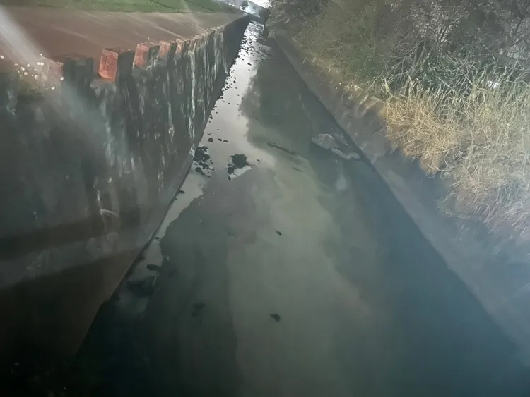 張姓兄弟檔違法處理廢油也造成污染。檢方提供