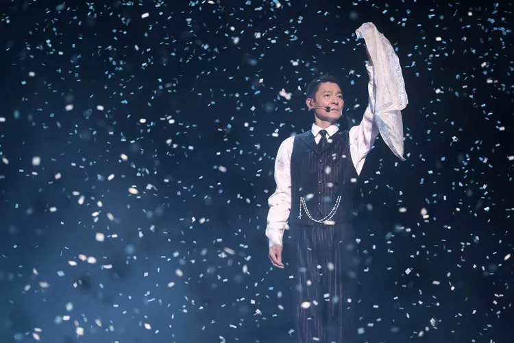 華仔霸氣告白：「我愛你們！」更表示自己很幸福。台灣映藝提供