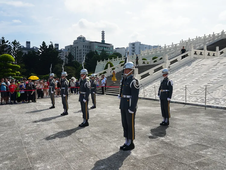中正紀念堂國軍儀隊。讀者提供