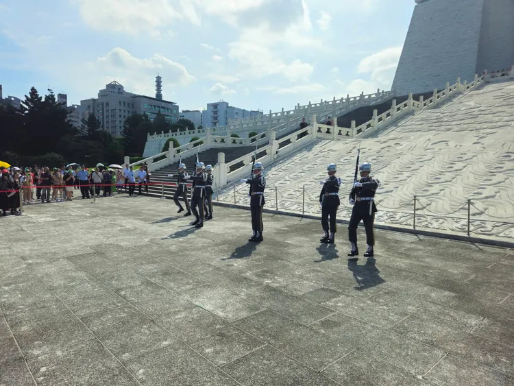 中正紀念堂國軍儀隊。讀者提供