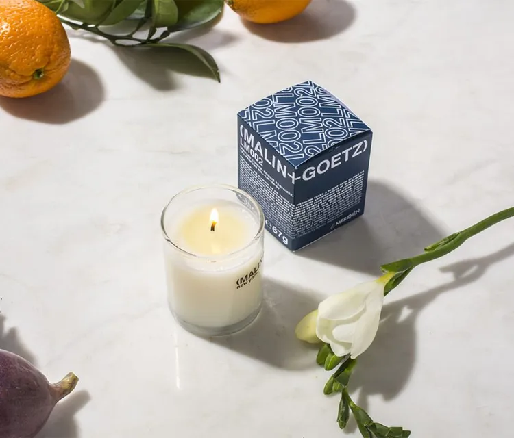 (MALIN+GOETZ)LM002 艾美聯名香氛蠟燭，67g／750元。品牌提供