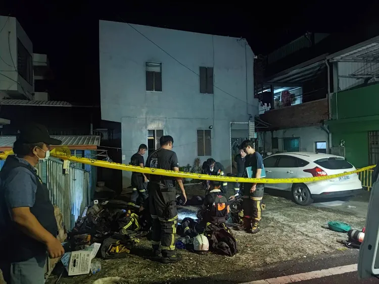 台東縣東河鄉民宅驚傳兇殺縱火滅屍命案。警方提供