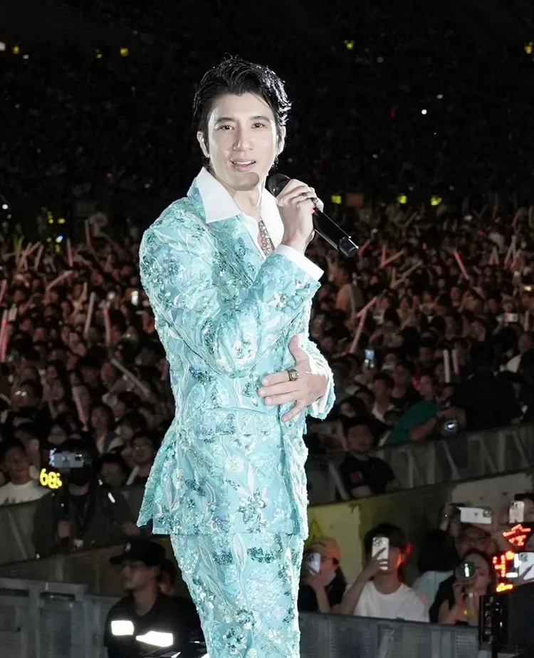 王力宏開心參加太陽谷峰會。翻攝王力宏IG