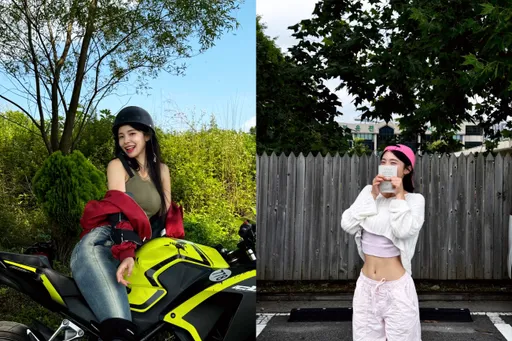 李多慧考取重機駕照改當「帥妹」 喊話要騎車環台灣