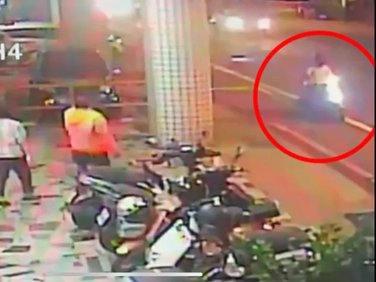 郭嫌昨晚到慶平路民宅民宅前開1槍。翻攝畫面