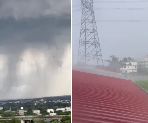南投大雨雷擊轟斷6條高壓電線　4222戶大停電！台電搶修中