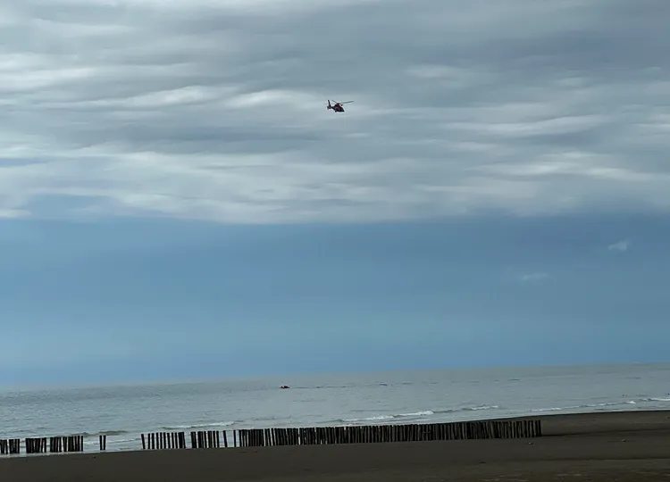 直升機空中搜救。新竹縣消防局提供