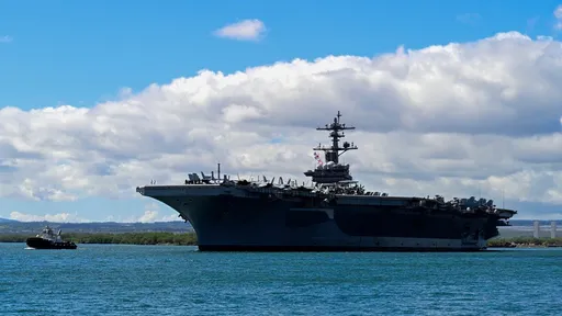 環太軍演「二階段」開始!卡爾文森航母駛出珍珠港 正式進入海上操演時期