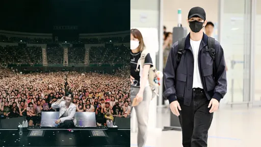 金秀賢離台機場時尚又「偷放閃」 會千名台粉IG曬比愛心照