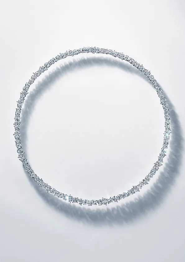 Swarovski Created Diamonds高級珠寶系列項鍊，190萬元。品牌提供