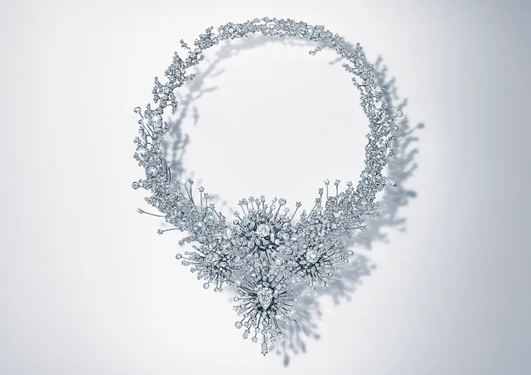 Swarovski Created Diamonds高級珠寶系列項鍊，780萬元。品牌提供