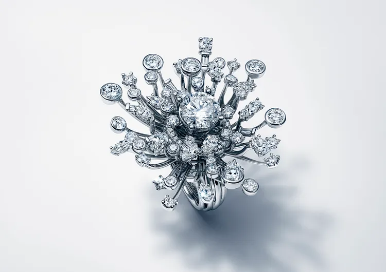 Swarovski Created Diamonds高級珠寶系列戒指，115萬元。品牌提供